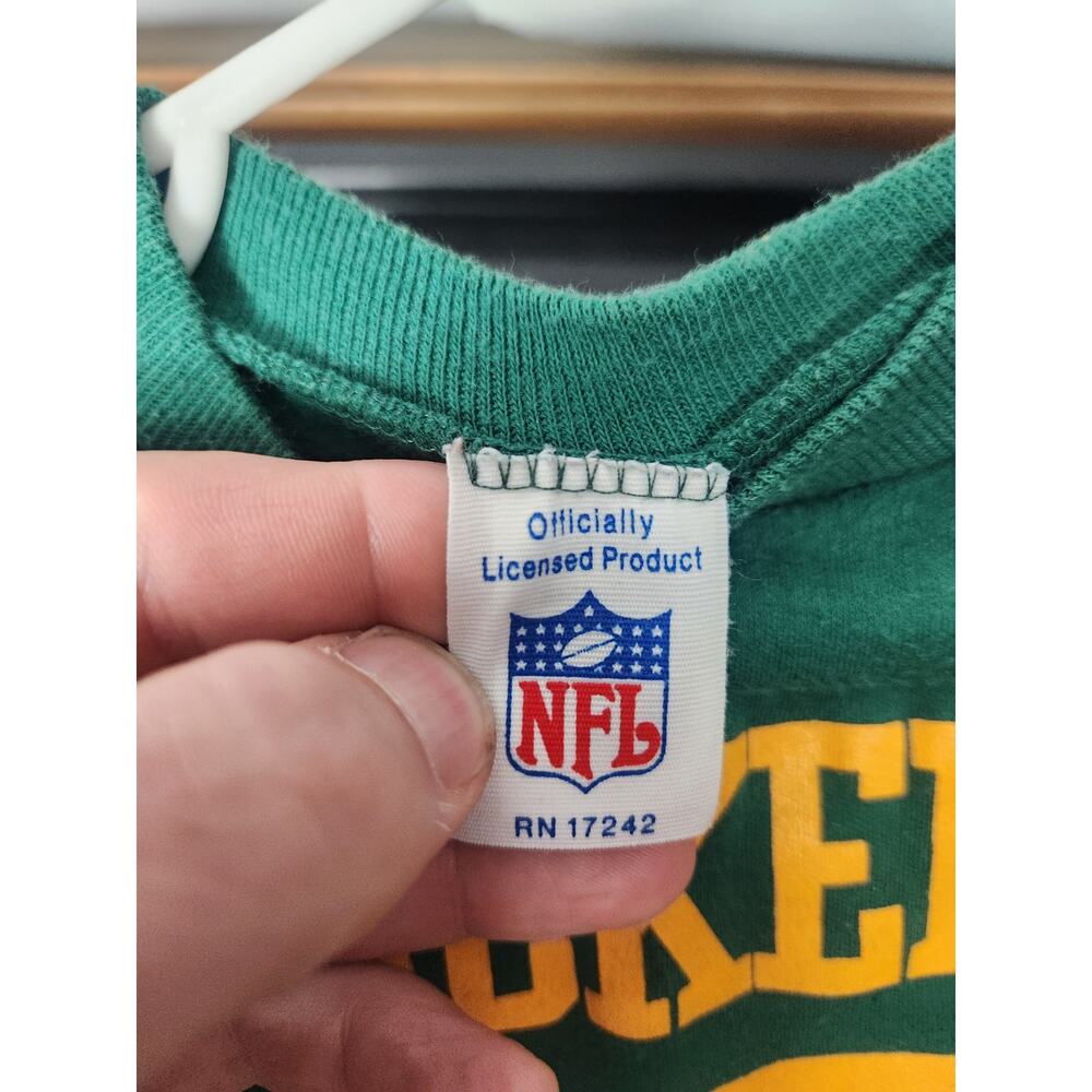 Vintage 80s Green Bay Packers T Size 12 months - Picture 3 of 5